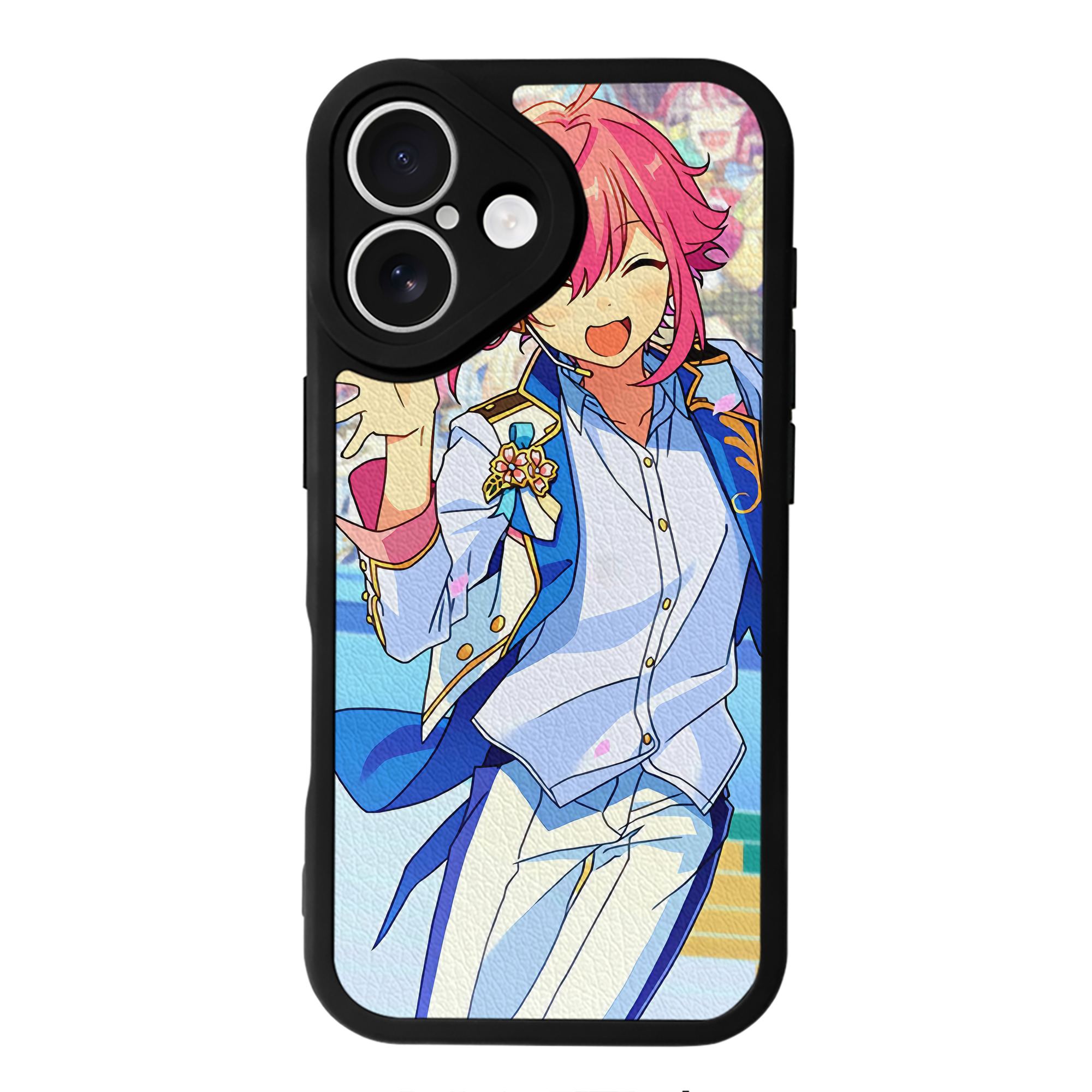 （画像用） あんさんぶるスターズ! Ensemble Stars 【iPhone 16シリーズ対応】シリコンスマホケース（レザー調） 材質：シリコン